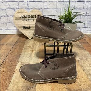 Bata Kenya African safari boots leather Trekking Hiking Chukka 44 size 10